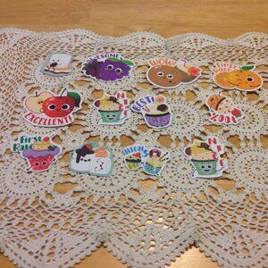 Scented fruit and dessert stickers